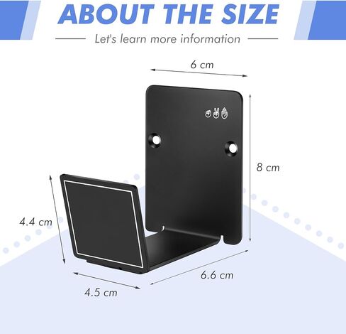 HL127 Headphone Holder Hanger for Desk, Include Adhesive Strips/Screw, Universal Headset Stand for PS4/PS5/Xbox/PC/Mac/Headphones Game Controller Hanger in Kuwait