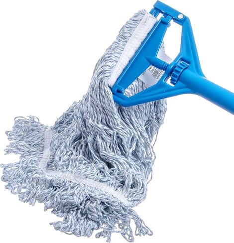 SPARTA 369670B14 Flo-Pac #20 رايون مزيج القطن ممسحة متوسطة الحلقات، طول 45.72 سم، أزرق in Saudi Arabia