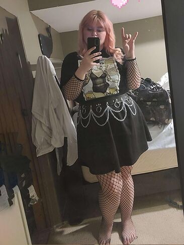 CanB Plus Size Fishnet Bodysuit Bodystocking الملابس الداخلية النسائية المثيرة بالإضافة إلى حجم الملابس الداخلية للنساء والفتيات in Kuwait