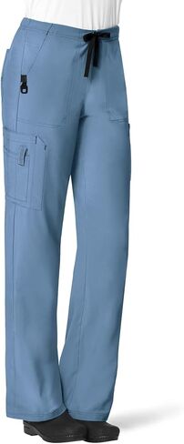 Carhartt Women's Cross-Flex Boot Cut Cargo Pant, Azure Blue, Medium in Saudi Arabia