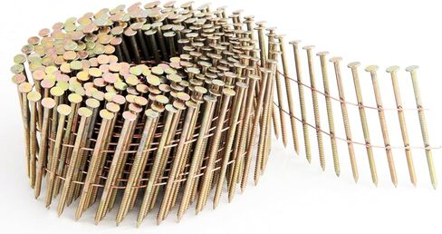 Freeman SNRSG92-2WC 15 Degree 2" Wire Collated Galvanized Ring Shank Coil Siding Nails (3600 Count) in Saudi Arabia