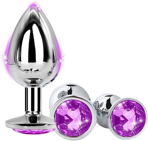 Mar6-3 Pink Rust-Proof Stainless Steel Bell Shaped Silicone Suction Cup Realistic Classic Plug Double Headeds with Chains for Men, Women, Simple and Fun in Saudi Arabia