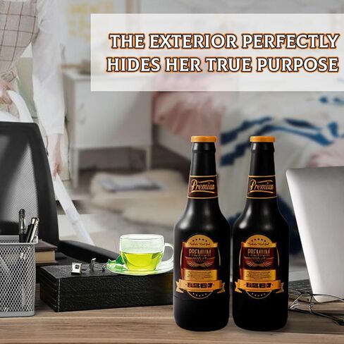 HYl6- Portable Beer Bottle Shaped Soft Silica Gel Materia and TPE Material Strong Sucking Handheld Pocket Pussies for Men Good Company at Night Can Be Used for Parties in Saudi Arabia