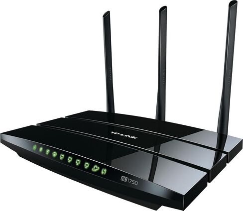 راوتر TP-LINK Archer C7 AC1750 ثنائي النطاق AC جيجابت لاسلكي، 2.4 جيجا هرتز 450 ميجا بت في الثانية + 5 جيجا هرتز 1300 ميجا بت في الثانية، 2 منفذ USB، IPv6، شبكة الضيوف (متجدد) in Saudi Arabia