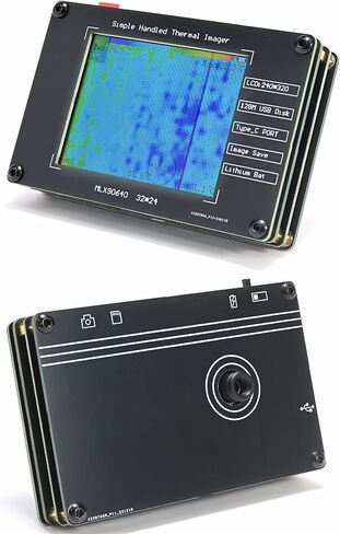 Mini Handheld Thermal Camera, Portable Infrared Thermal Imaging Camera, Paranormal Equipment Thermal Imager, Non-Contact Heat Detector with Type-C Interface PC Link Data Storage in Kuwait