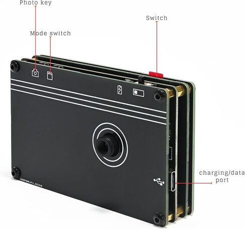 Mini Handheld Thermal Camera, Portable Infrared Thermal Imaging Camera, Paranormal Equipment Thermal Imager, Non-Contact Heat Detector with Type-C Interface PC Link Data Storage in Kuwait