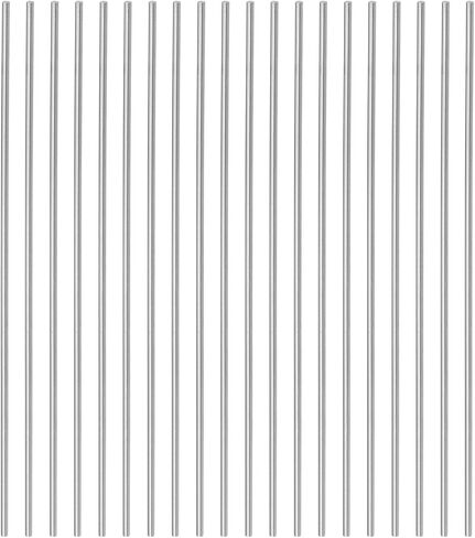 Round Steel Rod, 2mm Diameter 100mm Length, High Speed Steel Bar Stock Craft DIY Tool - (Applications: for Drill Lathes Boring Machine), 20-Pieces in Saudi Arabia