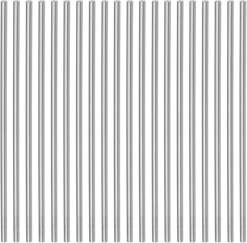 Round Steel Rod, 2mm Diameter 100mm Length, High Speed Steel Bar Stock Craft DIY Tool - (Applications: for Drill Lathes Boring Machine), 20-Pieces in Saudi Arabia