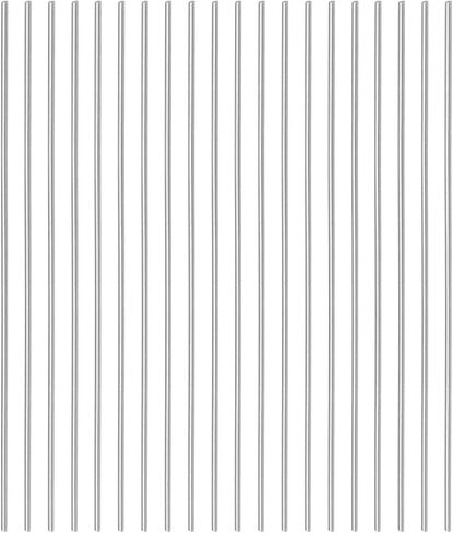 Round Steel Rod, 2mm Diameter 100mm Length, High Speed Steel Bar Stock Craft DIY Tool - (Applications: for Drill Lathes Boring Machine), 20-Pieces in Saudi Arabia