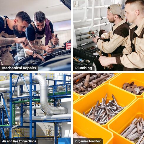 مدقق خيط الصواميل والمسمار بوصة ومتري، 26 حجم مسمار ذكر/أنثى ومقياس الخيط، معرف خيط المسمار 14 بوصة و12 متري - فحص سريع والتحقق من الحجم ودرجة الخيط لجوز الترباس in Kuwait