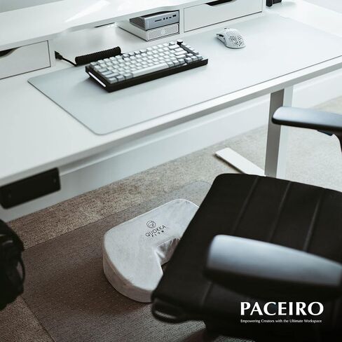 مسند قدم مريح من PACEIRO - معتمد من أخصائي العلاج الطبيعي - يعمل لساعات أطول دون ألم في الظهر والرقبة - محاذاة الوضع بطريقة سحرية in Saudi Arabia