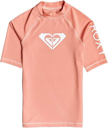 Roxy Girls' Whole Hearted Short Sleeve Rashguard in Saudi Arabia