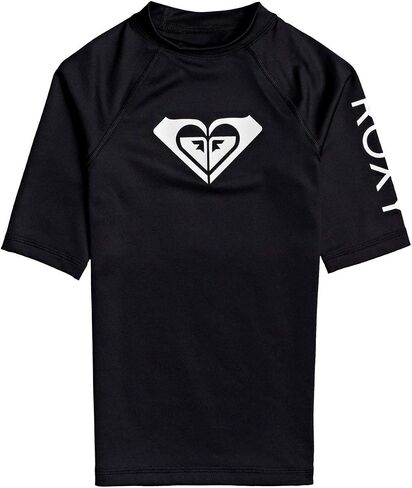 Roxy Girls' Whole Hearted Short Sleeve Rashguard in Saudi Arabia
