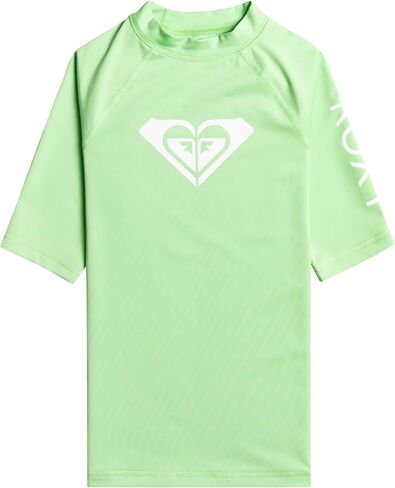 Roxy Girls' Whole Hearted Short Sleeve Rashguard in Saudi Arabia