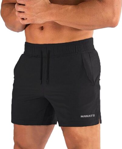 maytopia Men's Running Athletic Shorts 5 Inch Quick Dry Gym Workout Shorts Lightweight Fitted Exercise Shorts with Pockets in Saudi Arabia