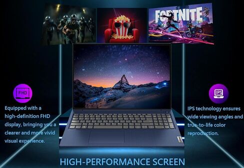 كمبيوتر محمول Lenovo Ideapad 3، شاشة لمس FHD مقاس 15.6 بوصة، Intel Core i5-1155G7 رباعي النواة (Beats i7-1065G7)، رسومات Intel Iris Xe، عمر بطارية طويل، Win 11 Pro، مع حزمة WOWPC (ذاكرة الوصول العشوائي 16 جيجابايت | 512 جيجابايت PCIe SSD) in Kuwait