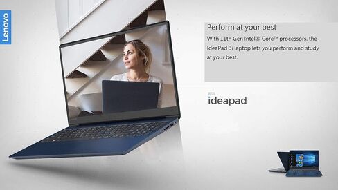 كمبيوتر محمول Lenovo Ideapad 3، شاشة لمس FHD مقاس 15.6 بوصة، Intel Core i5-1155G7 رباعي النواة (Beats i7-1065G7)، رسومات Intel Iris Xe، عمر بطارية طويل، Win 11 Pro، مع حزمة WOWPC (ذاكرة الوصول العشوائي 16 جيجابايت | 512 جيجابايت PCIe SSD) in Kuwait