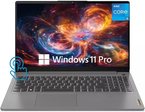 كمبيوتر محمول Lenovo Ideapad 3، شاشة لمس FHD مقاس 15.6 بوصة، Intel Core i5-1155G7 رباعي النواة (Beats i7-1065G7)، رسومات Intel Iris Xe، عمر بطارية طويل، Win 11 Pro، مع حزمة WOWPC (ذاكرة الوصول العشوائي 16 جيجابايت | 512 جيجابايت PCIe SSD) in Saudi Arabia