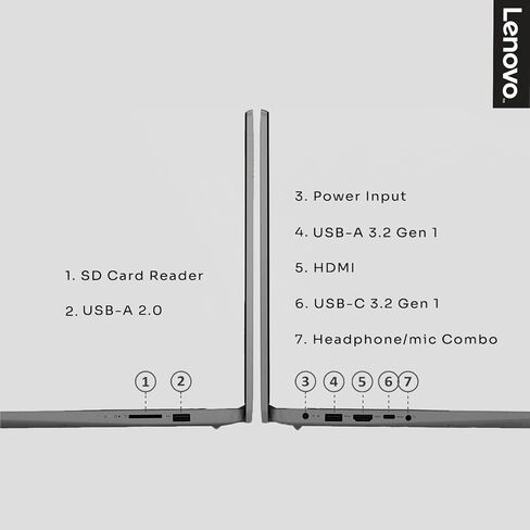 كمبيوتر محمول Lenovo Ideapad 3، شاشة لمس FHD مقاس 15.6 بوصة، Intel Core i5-1155G7 رباعي النواة (Beats i7-1065G7)، رسومات Intel Iris Xe، عمر بطارية طويل، Win 11 Pro، مع حزمة WOWPC (ذاكرة الوصول العشوائي 16 جيجابايت | 512 جيجابايت PCIe SSD) in Saudi Arabia
