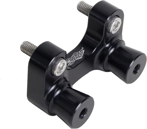 POWERJAMES Black Handlebar Risers Adapter 1.6" Forwards for Harley Davidson Road Glide Street Bob, Softail Standard, Low Rider, Dyna in Saudi Arabia