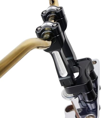 POWERJAMES Black Handlebar Risers Adapter 1.6" Forwards for Harley Davidson Road Glide Street Bob, Softail Standard, Low Rider, Dyna in Saudi Arabia