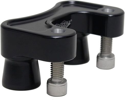 POWERJAMES Black Handlebar Risers Adapter 1.6" Forwards for Harley Davidson Road Glide Street Bob, Softail Standard, Low Rider, Dyna in Saudi Arabia