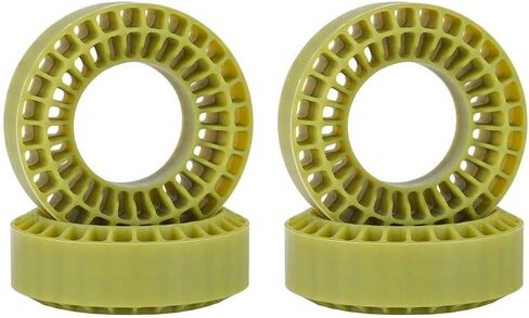 1.0'' Tire Inserts Silicone Rubber Insert Foam Fit 1.0'' Wheel Tires 58-63mm Wheel Tires Waterproof Silicone Inserts for 1/18 1/24 RC Crawler (Green/4PCS) in Saudi Arabia
