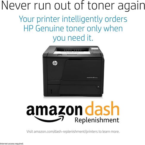 طابعة HP LaserJet Pro 400 M401dne أحادية اللون (CF399A) - (متجددة) in Saudi Arabia