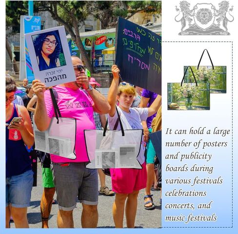 Aliceset 12 قطعة حقيبة فنية مقاس 19 × 25 و24 × 36 حافظة فنية للأطفال منظم مستلزمات الفنان مع مقبض بسحاب حقيبة تخزين للأعمال الفنية والملصق والرسم والرسم in Kuwait