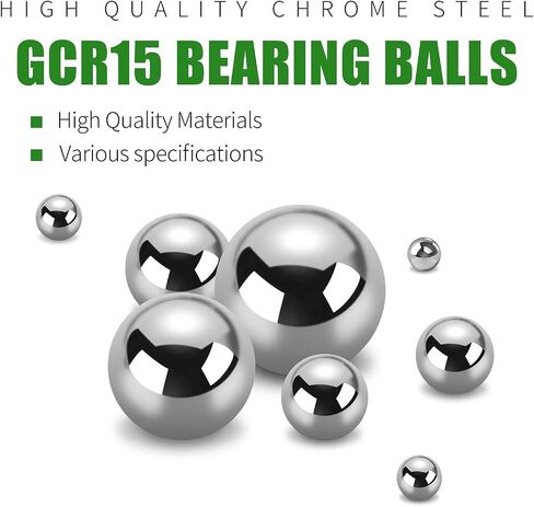 Litorange 620 Pieces 15 Size 1-10MM Metric Precision Chrome Steel Assorted Loose Bicycle Bearing Ball Assortment Kit with 2pcs Black Precision Tweezer in Saudi Arabia