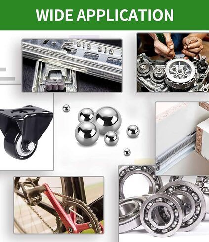 Litorange 620 Pieces 15 Size 1-10MM Metric Precision Chrome Steel Assorted Loose Bicycle Bearing Ball Assortment Kit with 2pcs Black Precision Tweezer in Saudi Arabia