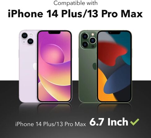 ZAGG Invisible Shield Glass+ Screen Protector for Apple iPhone 14 Pro - Impact & Scratch Protection, Easy to Install in Kuwait