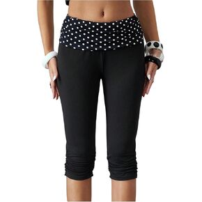 شورت نسائي من Verdusa منقط ومطوي بطول الركبة in Kuwait