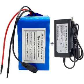 24V 20Ah Lithium Battery 7S3P 18650 Rechargeable Lithium Battery with Charger E-Bike Battery Li Ion Battery Pack for Motorcycle Electric Car Bicycle Scooter 24V 20Ah,XT60+DC in Saudi Arabia