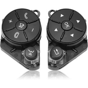 Steering Wheel Buttons Compatible with C Class W204 2007-2010, E Class W212 2009-2011, GLK X204 2008-2012 Replace A2048210351 A2048210451 in Kuwait