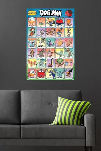 Trends International Dog Man - Grid Wall Poster, 34L x 22.4W, Unframed Version in Saudi Arabia