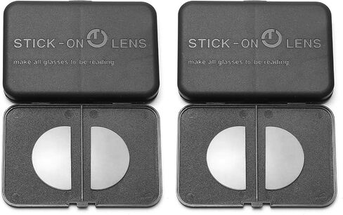 OKH Stick-on Readers, Convert Sunglasses, Goggles, or Glasses into Magnified Readers, Reusable, No Water Needed in Saudi Arabia