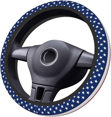 Abstract Blue Outer Space Galaxy Star Car Steering Wheel Cover,Non-Slip Elastic Neoprene-Sweat Car Accessories,Universal 15 Inch Fit Auto, Vans Trucks,Suvs, Truck in Saudi Arabia