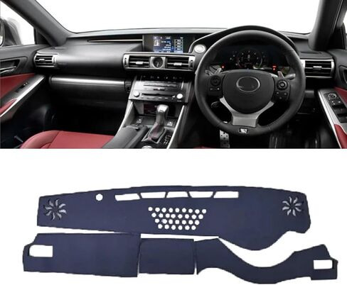 SPANN Car Dashmat Dashboard Cover Pad Dash Mat Carpet,Fit for Lexus is IS200T IS250 IS300 IS350 2013 2015-2019 Accessories in Saudi Arabia
