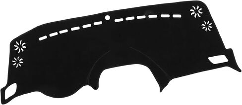 Car Dashboard Cover Mat Compatible for Jeep Renegade 2015-2022, Protective Polyester Black Center Console Interior Trim Dash Board Mat Auto Replacement Parts in Saudi Arabia
