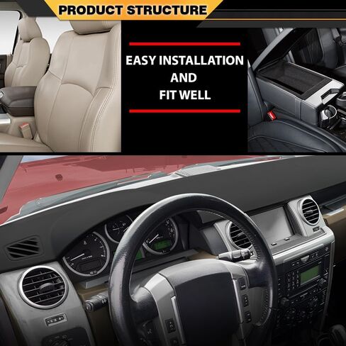 Dash Cover Compatible with LR3 SE HSE 2005-2008/Fit Range Rover Sport Supercharged HSE 2005-2009,Dashboard Cover 13-508LL in Saudi Arabia