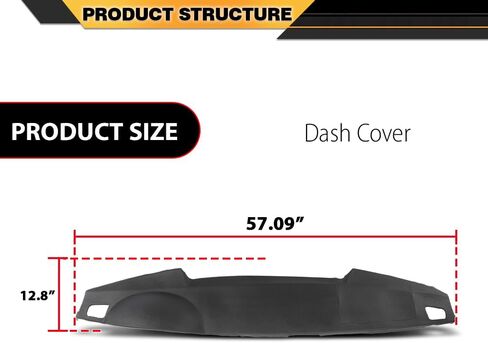 Dash Cover Compatible with LR3 SE HSE 2005-2008/Fit Range Rover Sport Supercharged HSE 2005-2009,Dashboard Cover 13-508LL in Saudi Arabia