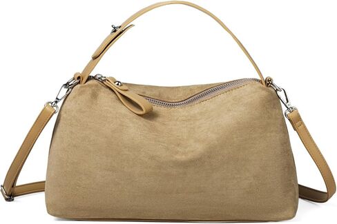 2024 Trendy Faux Suede Pillow Bag Retro Shoulder Bag Fall Winter Versatile Commuter Crossbody Tote Matte Underarm Bag in Kuwait