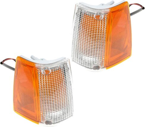 Corner Light Set Driver & Passenger Side Compatible with 1986-1987 Mazda B2000 1987-1993 B2200 B2600 MA2550101 MA2551101 in Saudi Arabia