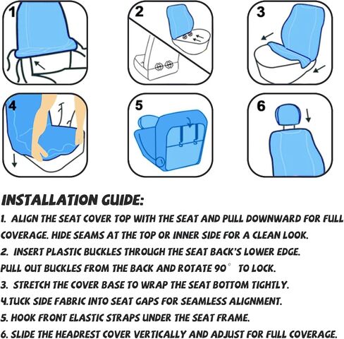 ILMO Breathable Leather Seat Covers Tailored for Chevy Trailblazer 2021-2025– Soft, Waterproof & Wear-Resistant Seat Cover– Full Coverage Chair Cover (Black&Orange, Full Set) in Saudi Arabia