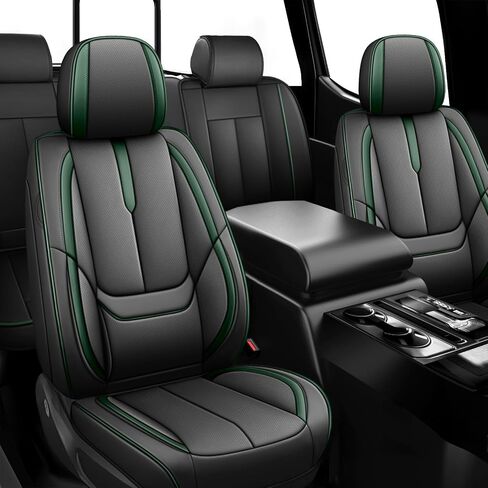 ILMO Breathable Leather Seat Covers Tailored for Chevy Trailblazer 2021-2025– Soft, Waterproof & Wear-Resistant Seat Cover– Full Coverage Chair Cover (Black&Orange, Full Set) in Saudi Arabia