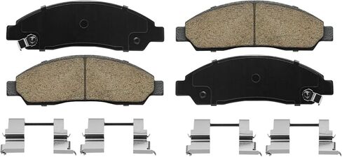 محور ديترويت - مجموعة الفرامل الأمامية لـ 04-08 Chevy Colorado GMC Canyon Isuzu I-280 I-290 I-350 I-370 دوارات الفرامل 2004 2005 2006 2007 2008 استبدال وسادات الفرامل السيراميكية: دوار 11.02 بوصة in Saudi Arabia