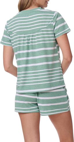 Tommy Hilfiger Women's Sleeve Tee and Boxer Shorts Pajama Set in Saudi Arabia