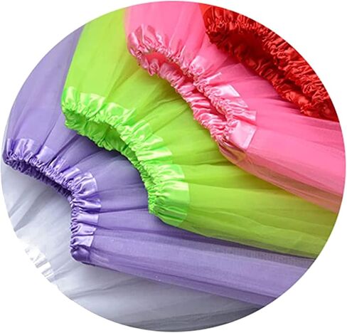 Girl's Kids Classic Elastic 3 Layered Tulle Tutu Skirt in Saudi Arabia