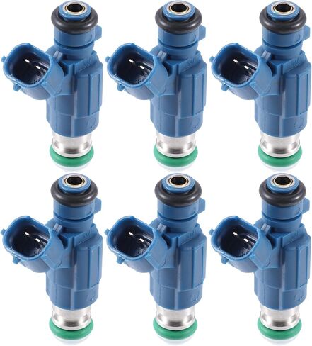 X AUTOHAUX 6 قطعة 16600-AA550 16600-AA500 حاقن الوقود لنيسان GTR سفاري باترول سكاي لاين R34 RB25DET 2.5L توربو TB48DE in Saudi Arabia